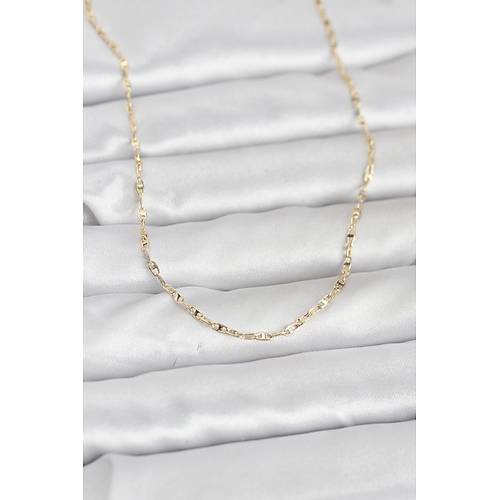 CM 14K Gold Renk Gemici Zincir Model 60 cm Kad�n Kolye