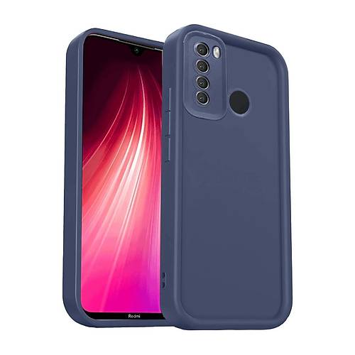 Redmi Note 8 K�l�f Viera Silikon - Lacivert