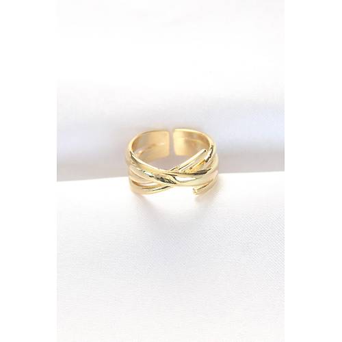 Kal�n Gold Renk Ayarlanabilir Y�z�k