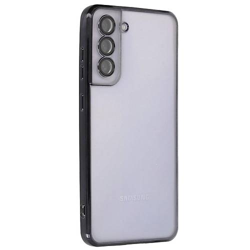 Galaxy S21 FE K�l�f Razer Lensli Silikon - Siyah