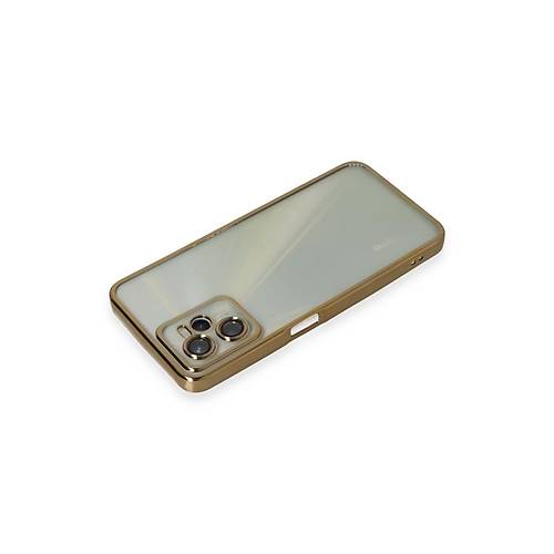 Realme C35 K�l�f Razer Lensli Silikon - Gold