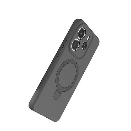 Redmi Note 14 4G Regal Magsafe Standl� Kapak - Titan Gri