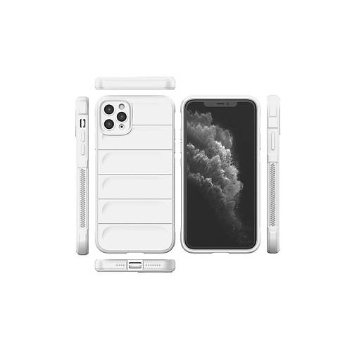 iPhone 11 Pro K�l�f Optimum Silikon - Krem