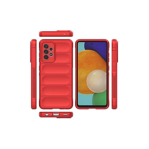 Galaxy A52 K�l�f Optimum Silikon - K�rm�z�