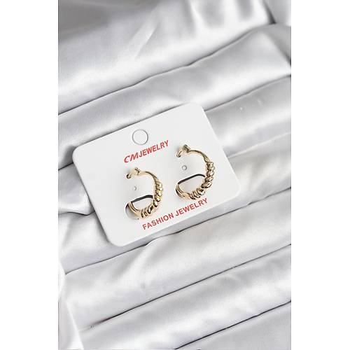 14K Gold Renk Kaplama CM Kad�n K�pe