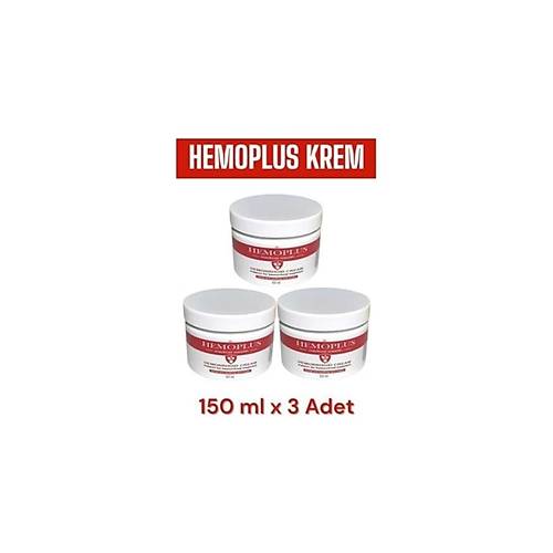 Hemoplus Rahatlatma Bak�m Kremi 150 ml  x 3 Adet