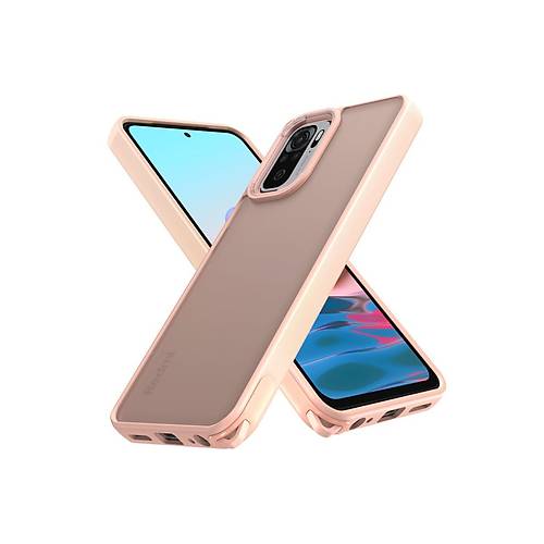 Redmi Note 10 Pro K�l�f Elegant Kapak - Pudra