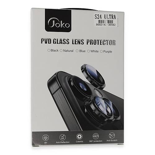 Galaxy S24 Ultra PVD Metal Kamera Lens - Siyah