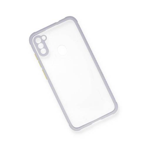 Galaxy A11 K�l�f Miami �effaf Silikon - Lila