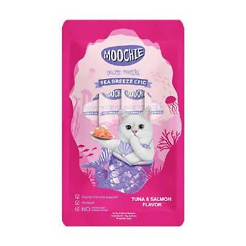 Ton Bal�kl� ve Somonlu S�v� Kedi �d�l Mamas� 5x15 Gr
