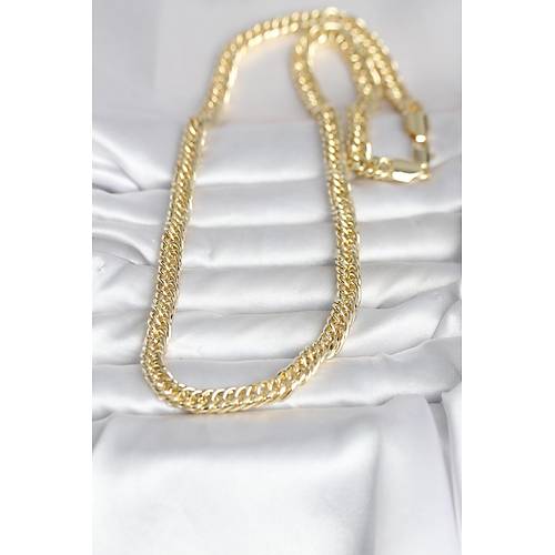 CM 14K Gold Renk Kal�n Zincir Model 60 cm Kad�n Kolye