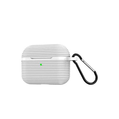 Airpods Pro 3 (3.nesil) Raven Silikon K�l�f - Beyaz