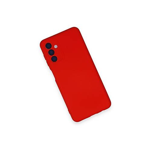 Galaxy A14 4G K�l�f Nano i�i Kadife Silikon - K�rm�z�