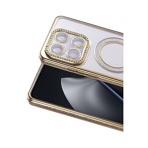Mi 15T Pro Joke Simli Magneticsafe K�l�f - Gold