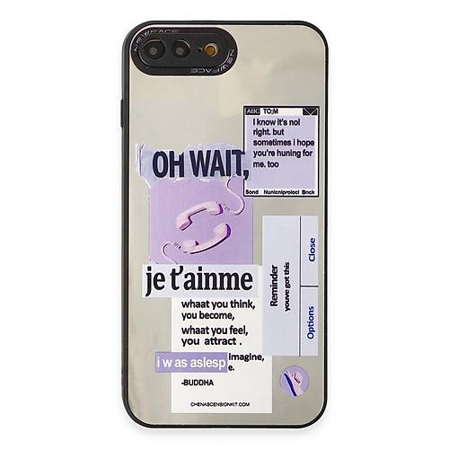 iPhone 7 Plus K�l�f Mirror Desenli Kapak - Mirror - 4