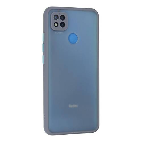 Redmi 9C K�l�f Montreal Silikon Kapak - Gri