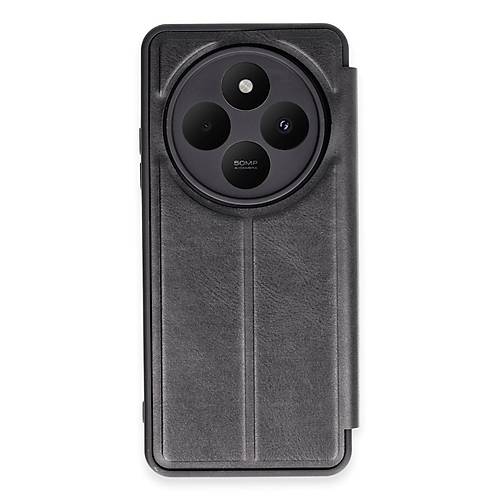 Redmi 14C K�l�f Flip Cover - Siyah