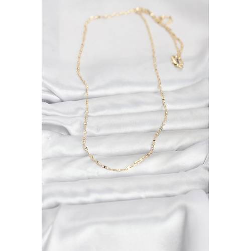 CM 14K Gold Renk Gemici Zincir Model 60 cm Kad�n Kolye