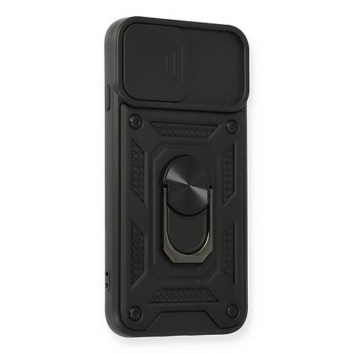 iPhone 7 K�l�f Pars Lens Y�z�kl� Silikon - Siyah
