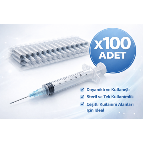 Kilitsiz Dental Enjekt�r Uzun U� (Luer Slip) - Steril Di� Hekimli�i ��r�ngas�