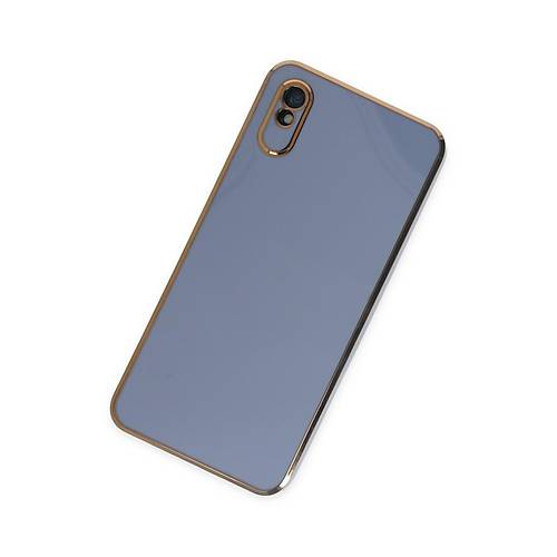 Redmi 9A K�l�f Volet Silikon - Mavi