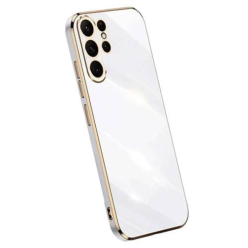 Galaxy S24 Ultra K�l�f Volet Silikon - Beyaz