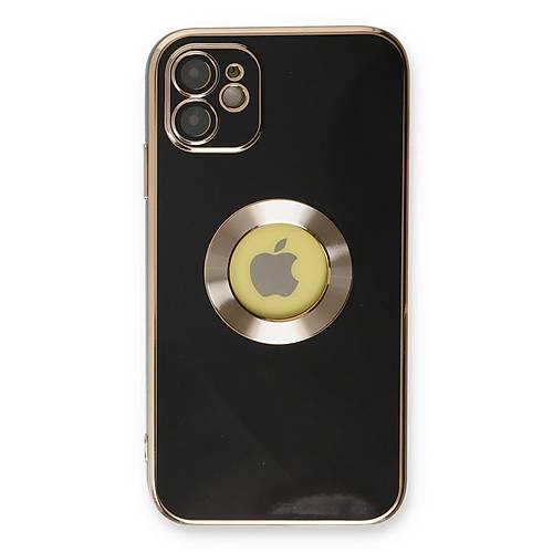 iPhone 12 K�l�f Store Silikon - Siyah
