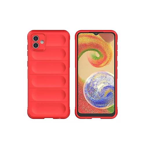 Galaxy A05 K�l�f Optimum Silikon - K�rm�z�