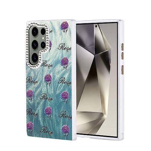 Galaxy S24 Ultra K�l�f Blade Aynal� Desenli Kapak - Desen 9