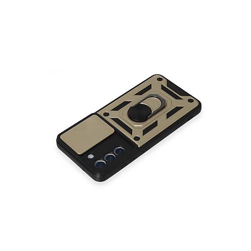 Galaxy S21 FE K�l�f Pars Lens Y�z�kl� Silikon - Gold