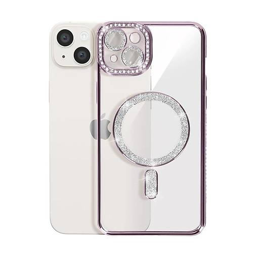 iPhone 15 K�l�f Joke Simli Magneticsafe K�l�f - Derin Mor