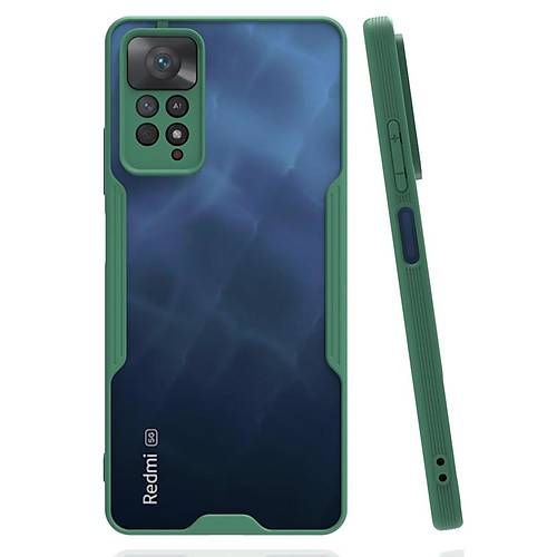 Redmi Note 11 Pro K�l�f Platin Silikon - Ye�il
