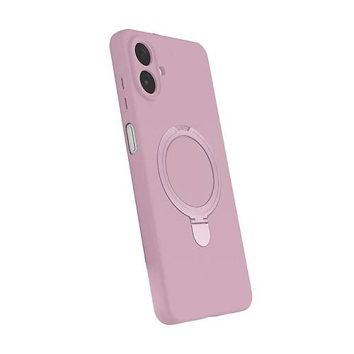 Galaxy A07 4G Regal Magsafe Standl� Kapak - A��k Pembe
