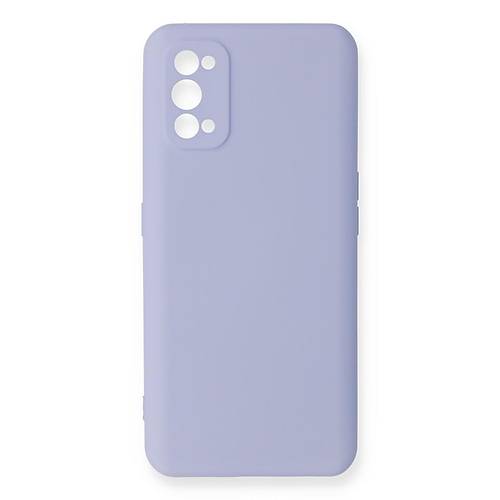 Realme 7 Pro K�l�f Nano i�i Kadife Silikon - Lila