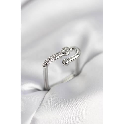 G�m�� Renk Zirkon Ta�l� Tifani Model Kare Kad�n Y�z�k