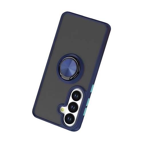 Galaxy S26 Plus Montreal Y�z�kl� Silikon Kapak - Lacivert