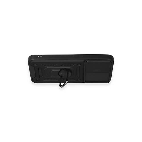 Galaxy A34 5G K�l�f Pars Lens Y�z�kl� Silikon - Siyah