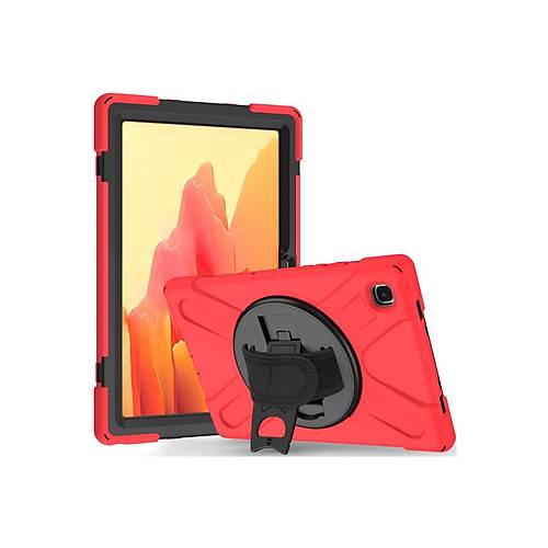 Galaxy T220 Tab A7 Lite 8.7 K�l�f Amazing Tablet Kapak - K�rm�z�