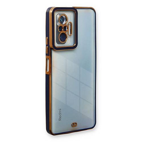 Redmi Note 10 Pro K�l�f Liva Lens Silikon - Mavi