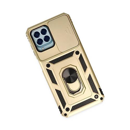 Galaxy M33 K�l�f Pars Lens Y�z�kl� Silikon - Gold