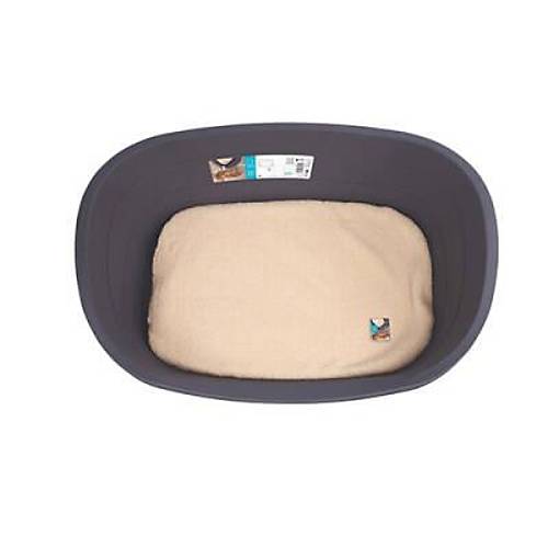 Java Plastik Minderli K�pek Yata�� XLarge 100x72x30 Cm