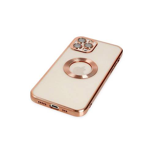 iPhone 12 Pro K�l�f Slot Silikon - Rose Gold