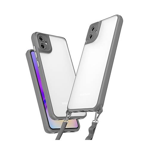 Galaxy A06 K�l�f Penta Silikon K�l�f - Titan Gri