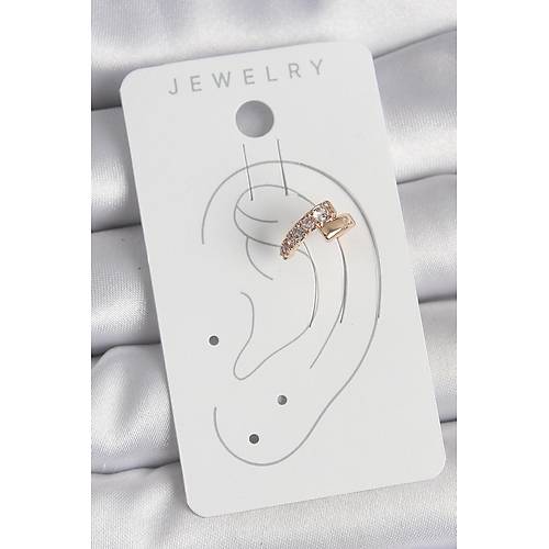 Pirin� Gold Renk Zirkon Ta�l� Kad�n K�k�rdak K�pe