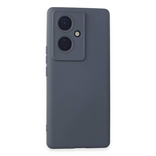V29 Lite K�l�f Nano i�i Kadife Silikon - Gri