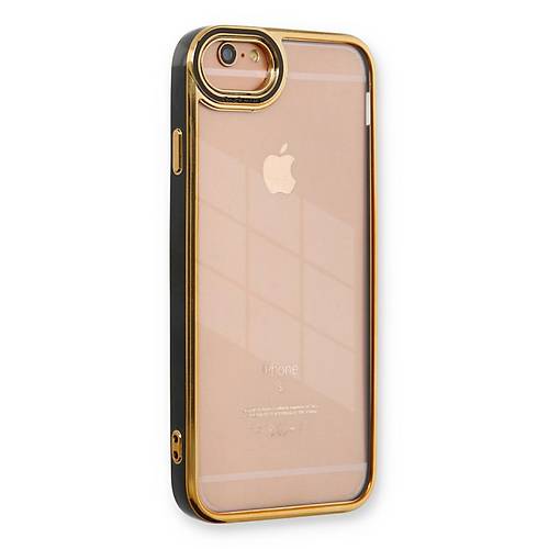 iPhone 6 K�l�f Liva Lens Silikon - Siyah