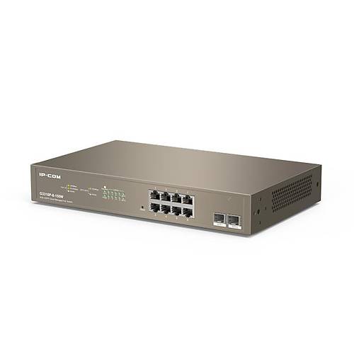 IP-COM G3310P-8-150W 8 PORT GIGABIT + 2X1GB SFP UPLINK L2/CLOUD Y�NET�LEB�L�R RACK 130W POE SWITCH