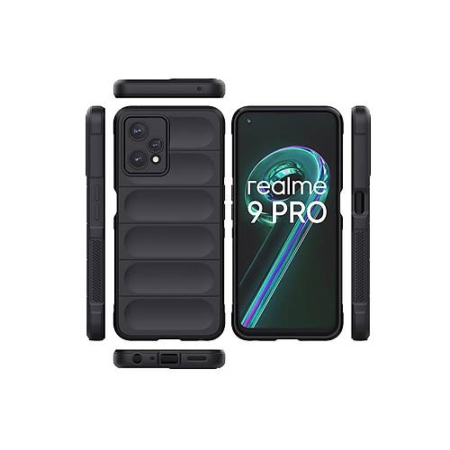 Realme 9 Pro 5G K�l�f Optimum Silikon - Bordo