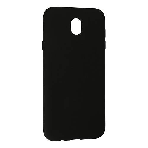 Galaxy J7 Pro / J730 K�l�f Nano i�i Kadife Silikon - Siyah