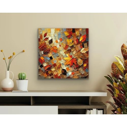 Sonbahar Mevsimi Kanvas Tablo 60x60cm